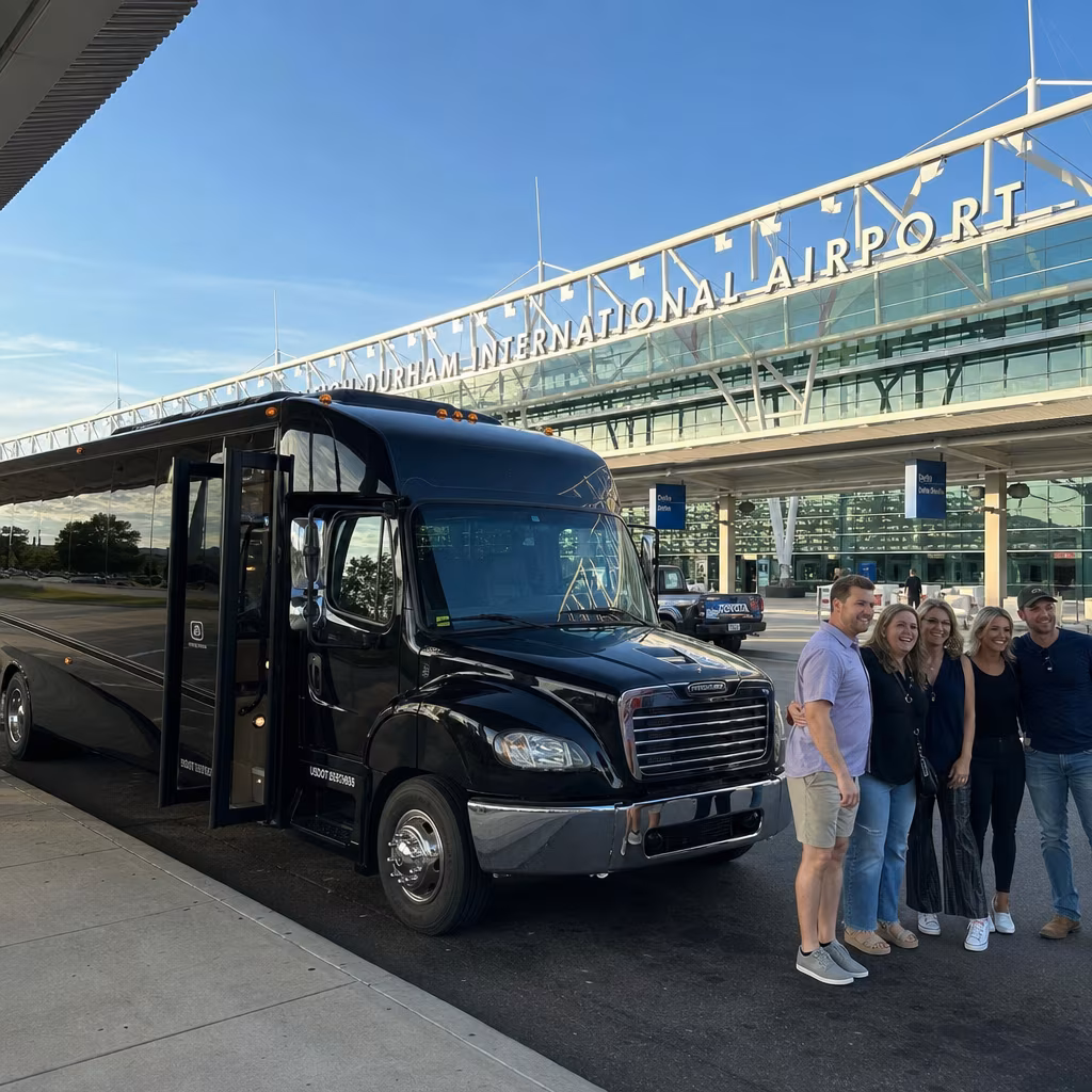 Rent a Bus to Raleigh-Durham International Airport (RDU)