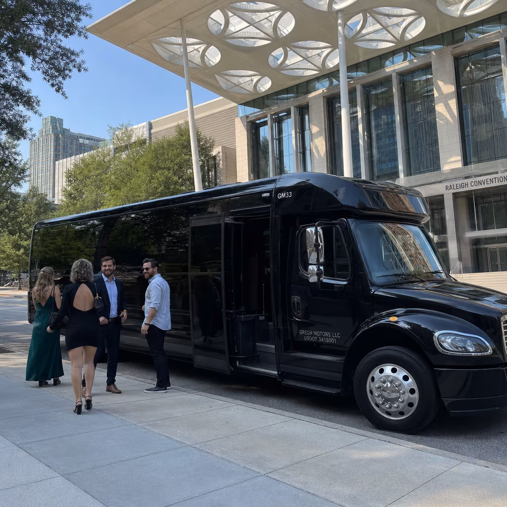 Rent a Bus to the Raleigh Convention Center