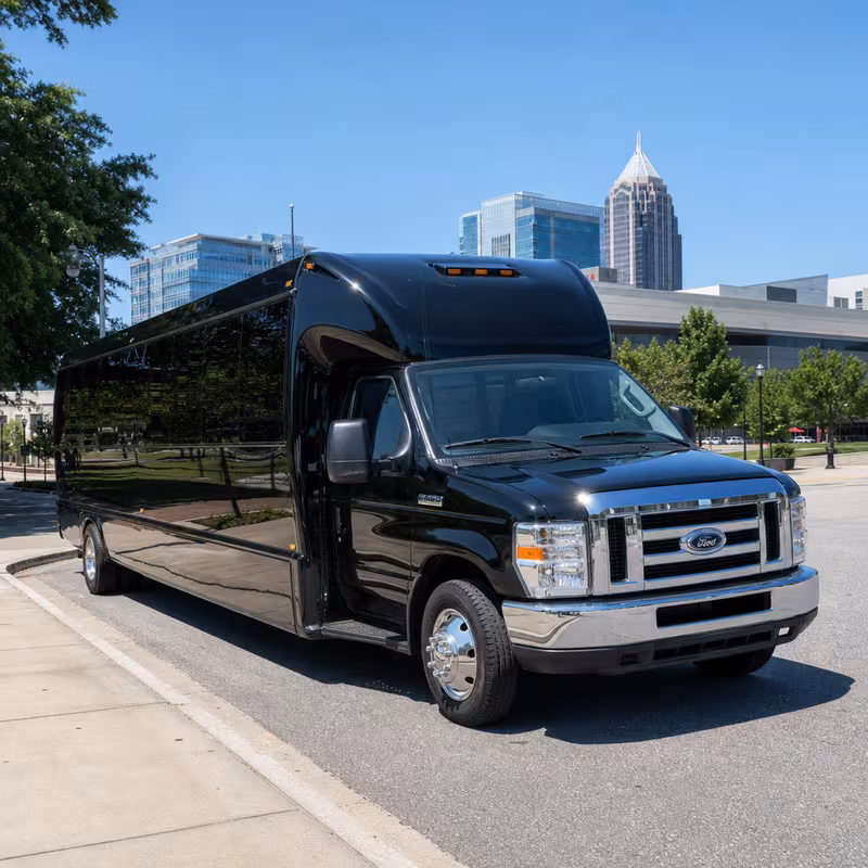 20 Passenger Party Bus Exterior