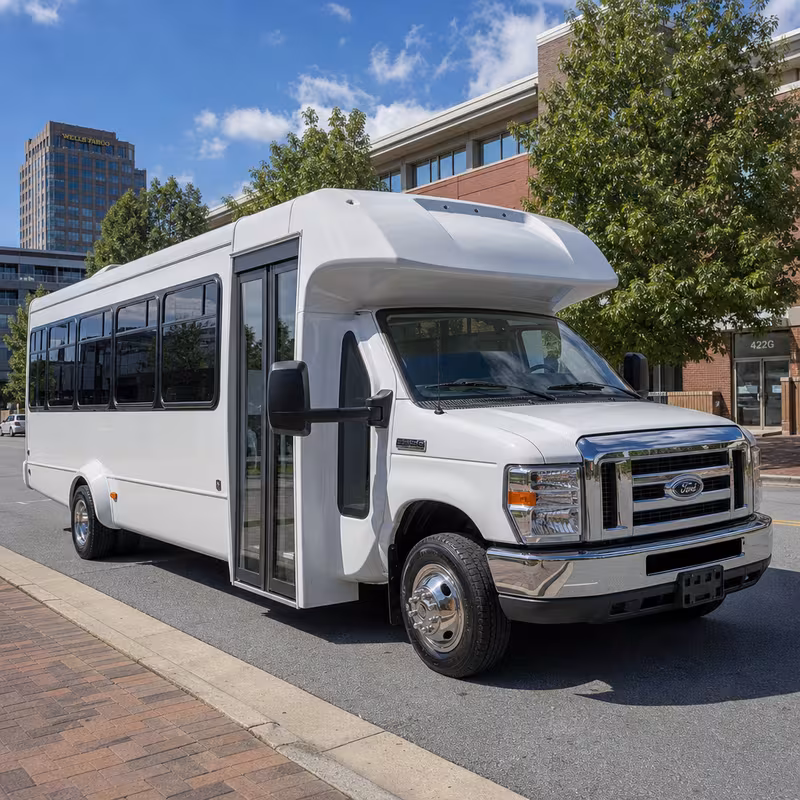15-35 Passenger Minibus Exterior