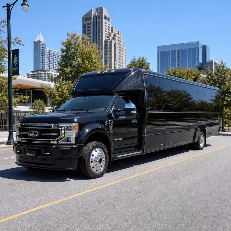 30 Passenger Party Bus Exterior