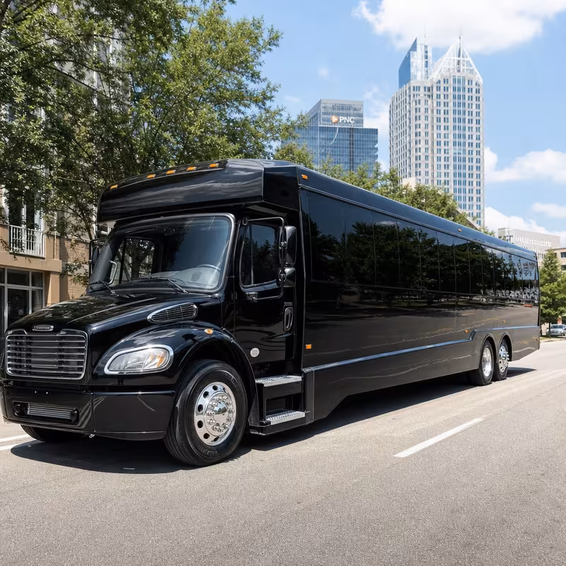 50 Passenger Party Bus Exterior