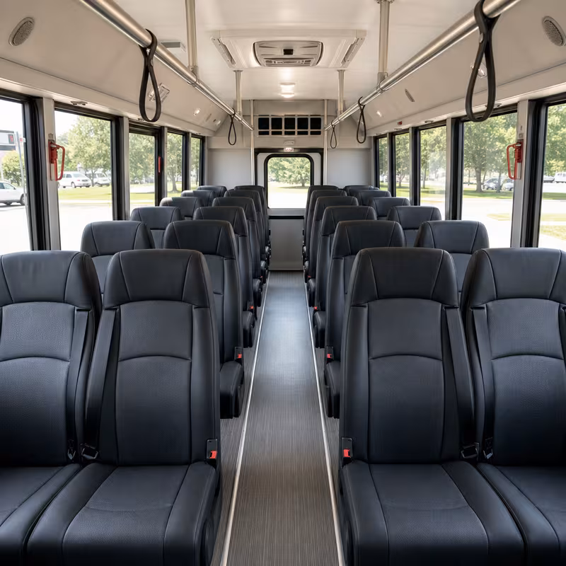15-35 Passenger Minibus Inside