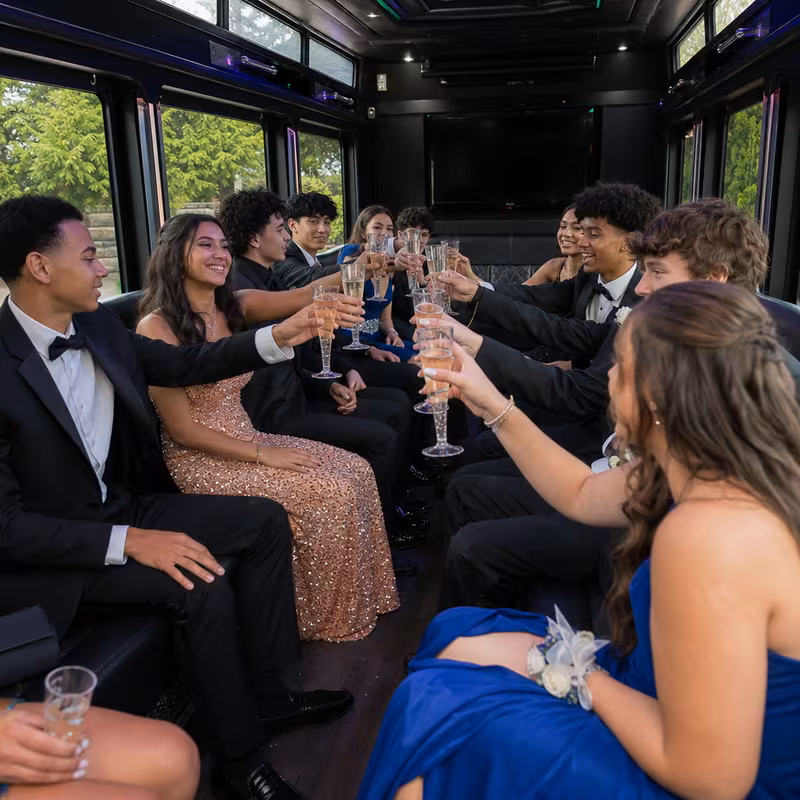 Raleigh Prom & Homecoming Transportation fleet vehicle