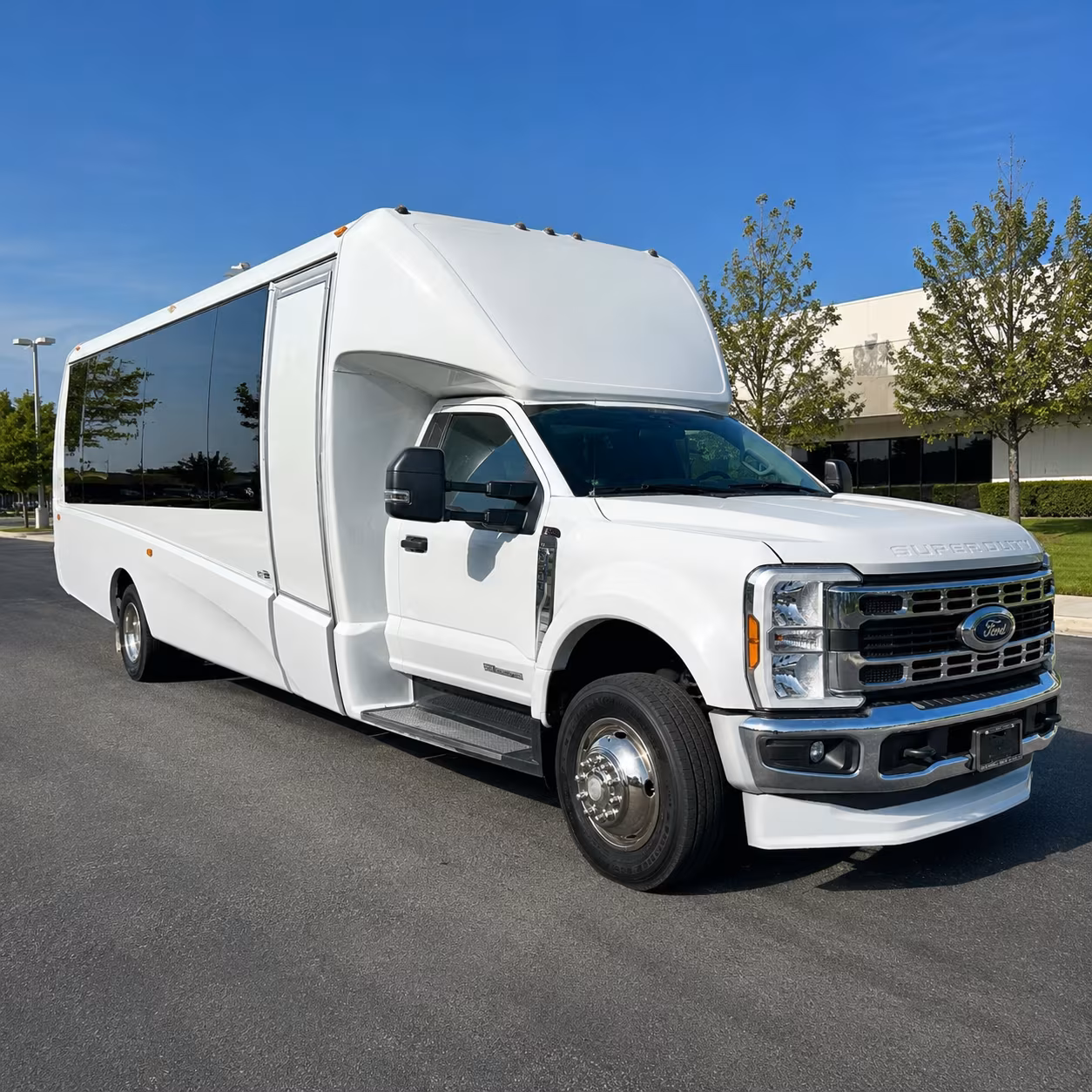 Raleigh Airport Shuttle & Transportation party bus exterior