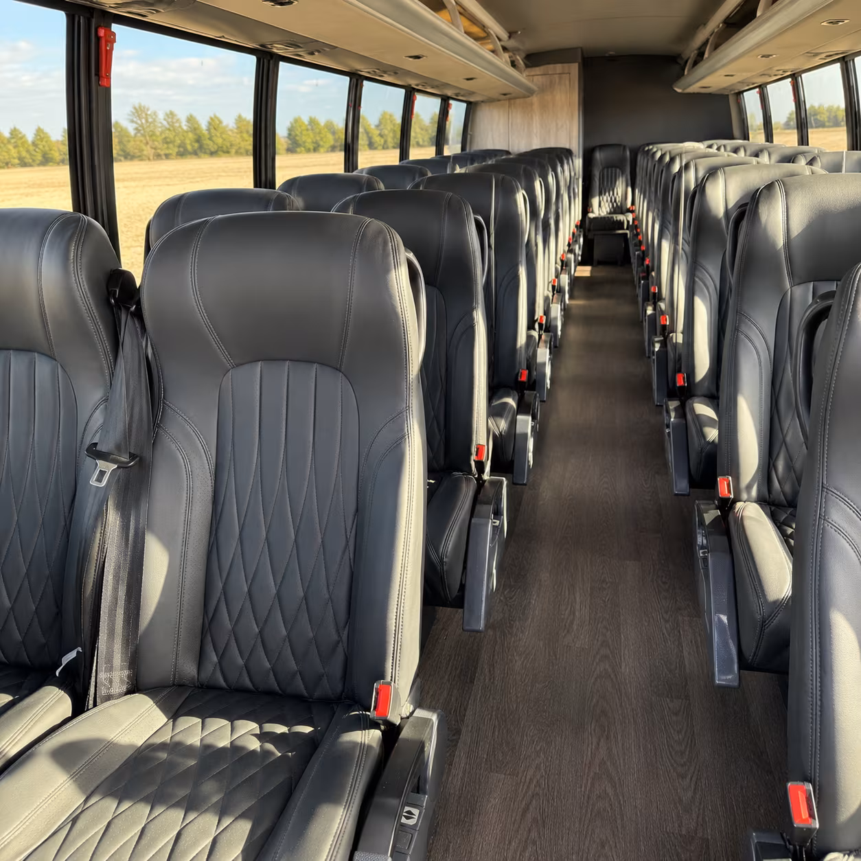 Raleigh Airport Shuttle & Transportation party bus exterior