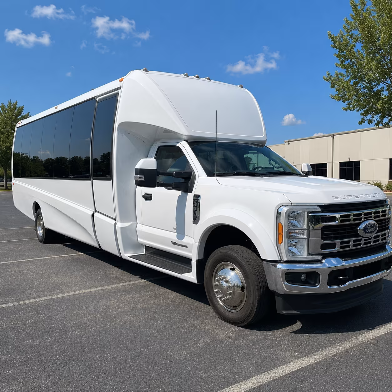 Raleigh Airport Shuttle & Transportation party bus interior