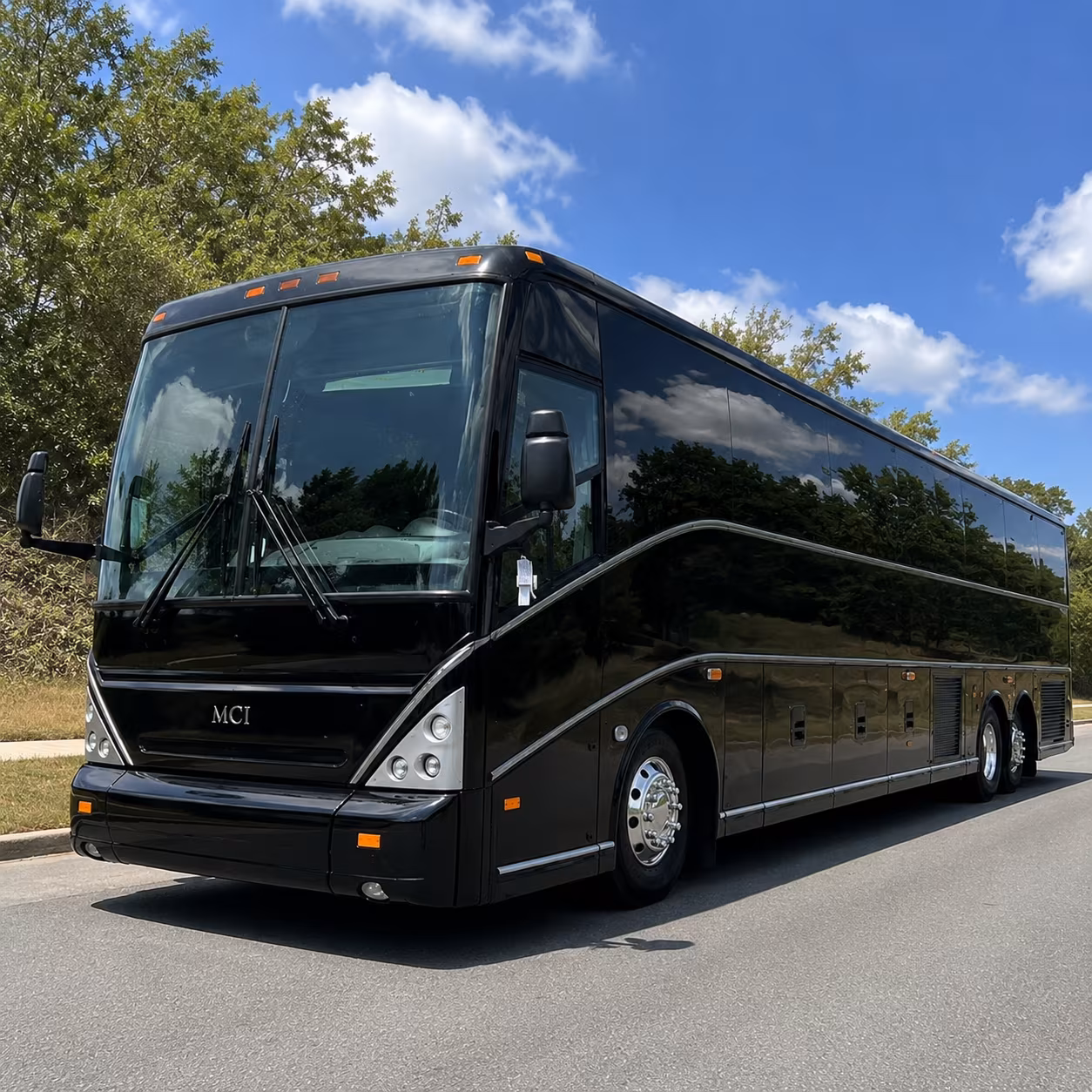 Raleigh Airport Shuttle & Transportation party bus exterior