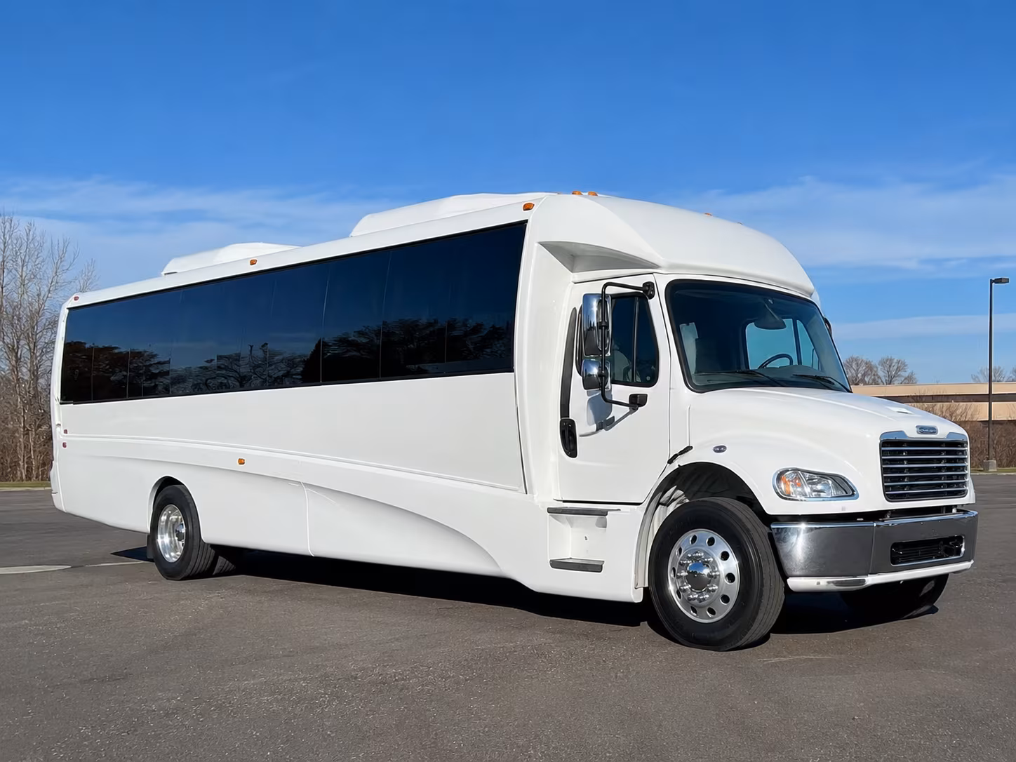 Raleigh Birthday, Sweet 16, & Quinceañera Transportation party bus exterior