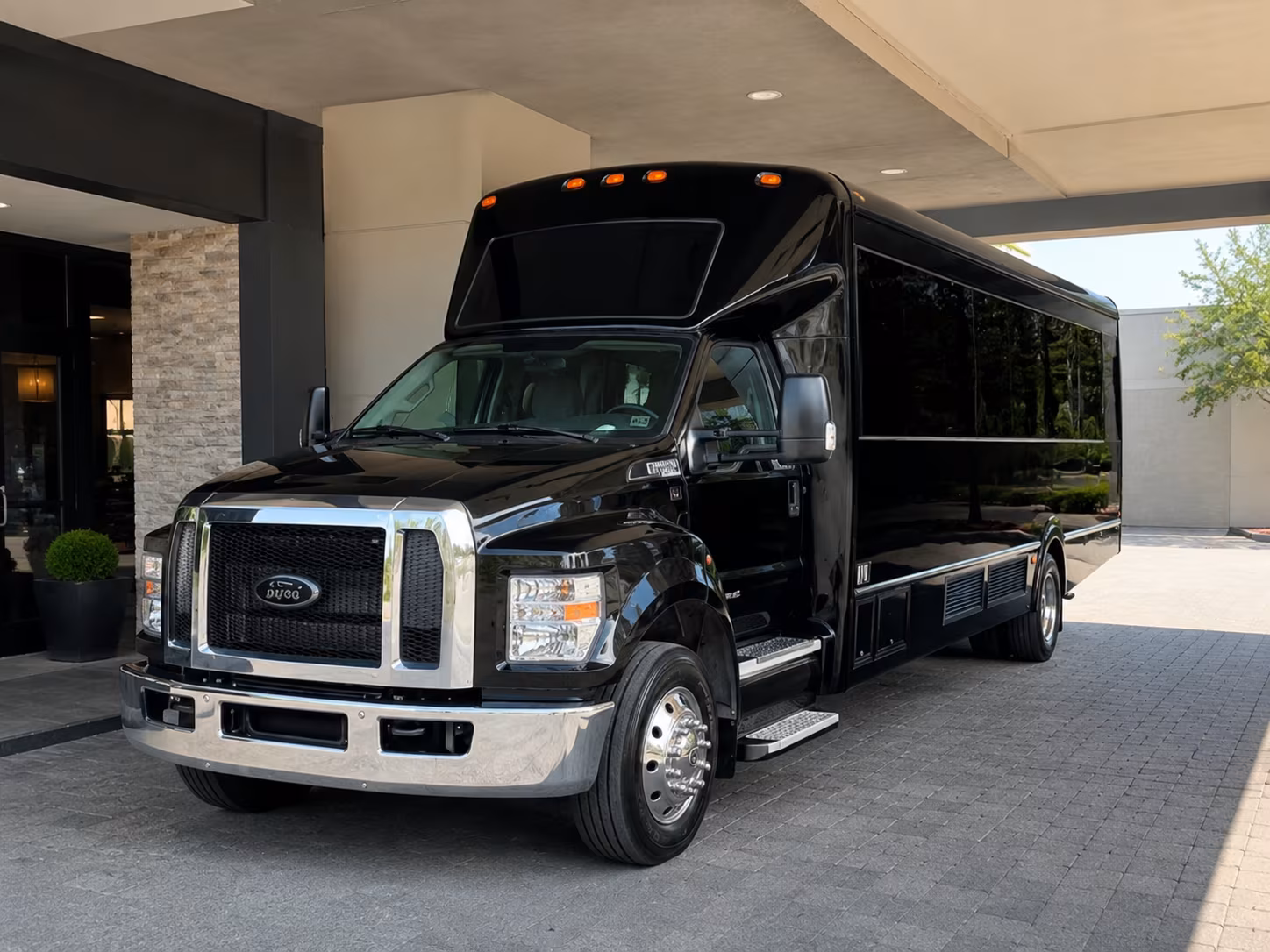 Raleigh Concert & Music Festival Transportation party bus exterior