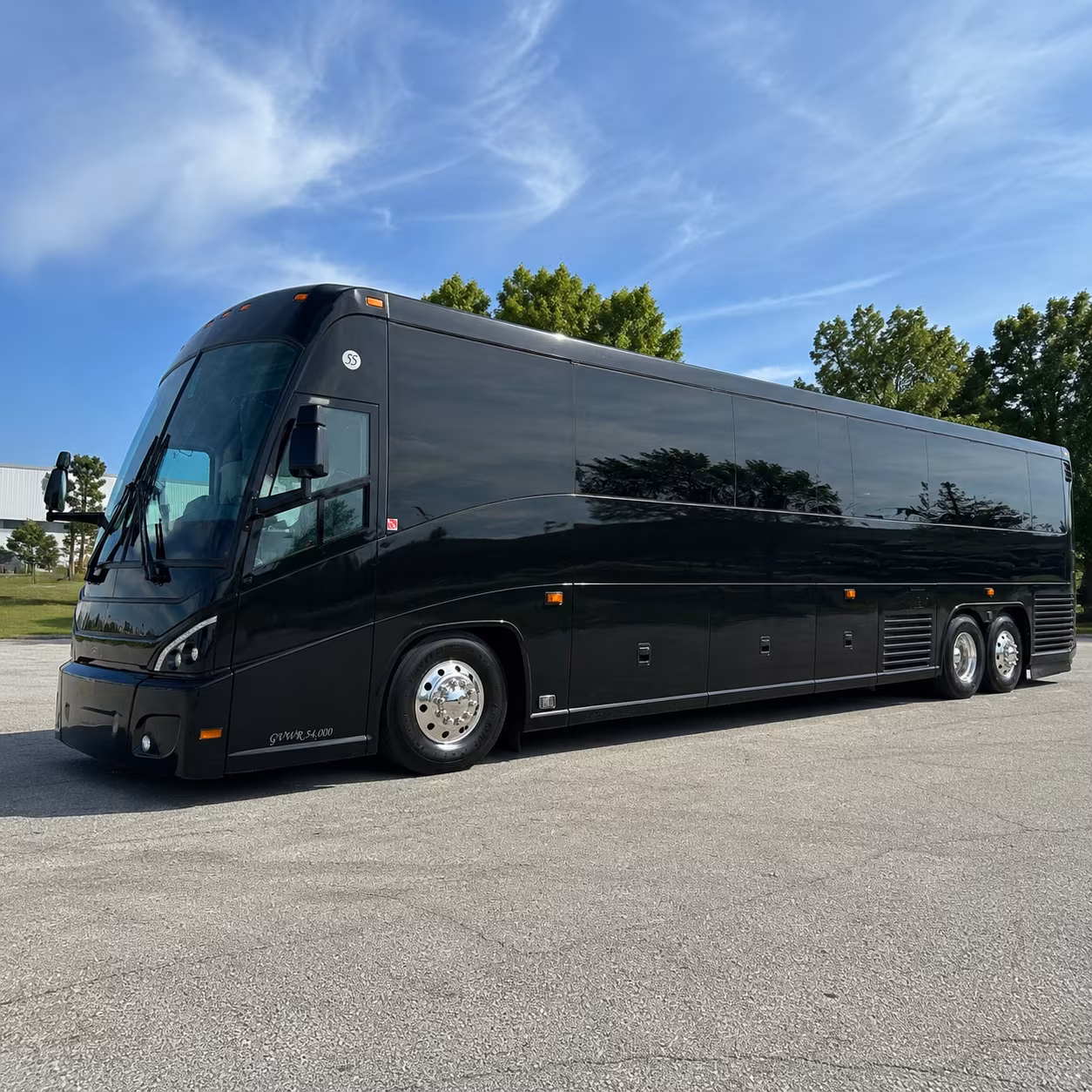 Raleigh Concert & Music Festival Transportation party bus exterior