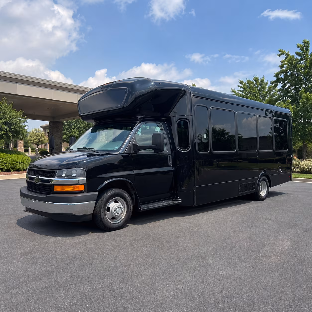 Raleigh Concert & Music Festival Transportation party bus exterior