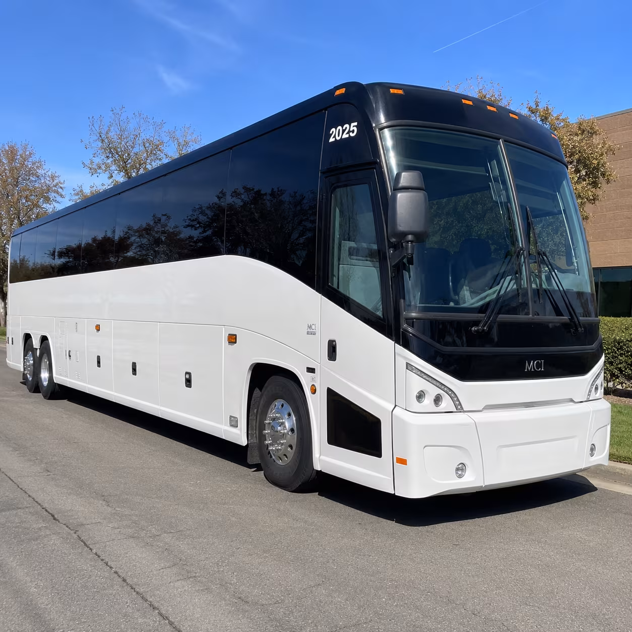 Raleigh Corporate Transportation party bus exterior