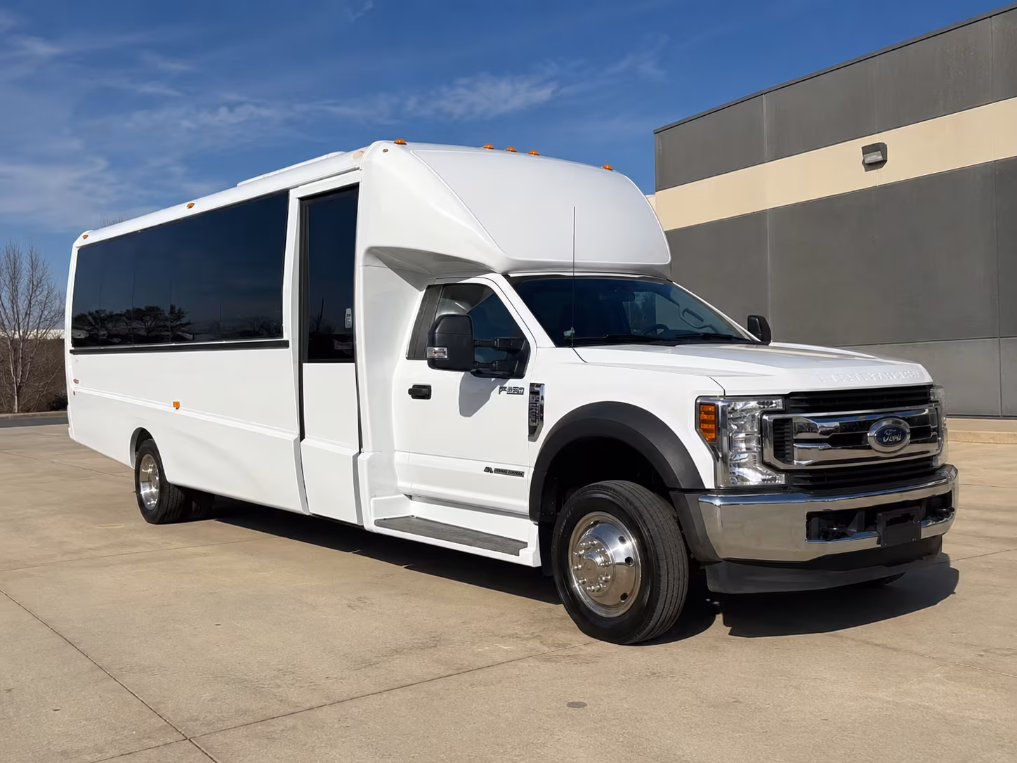 Raleigh Corporate Transportation party bus exterior