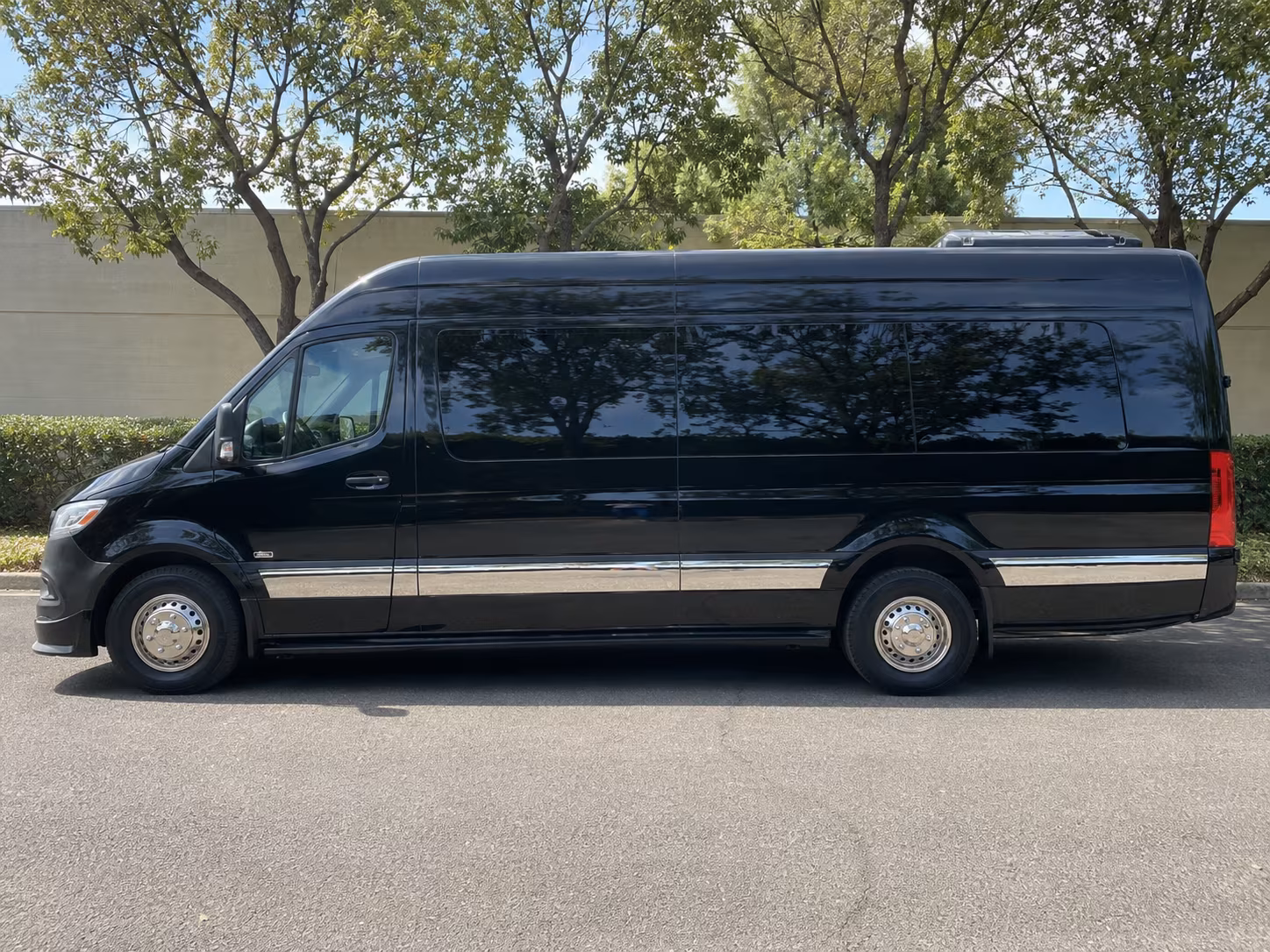 Raleigh Corporate Transportation party bus exterior