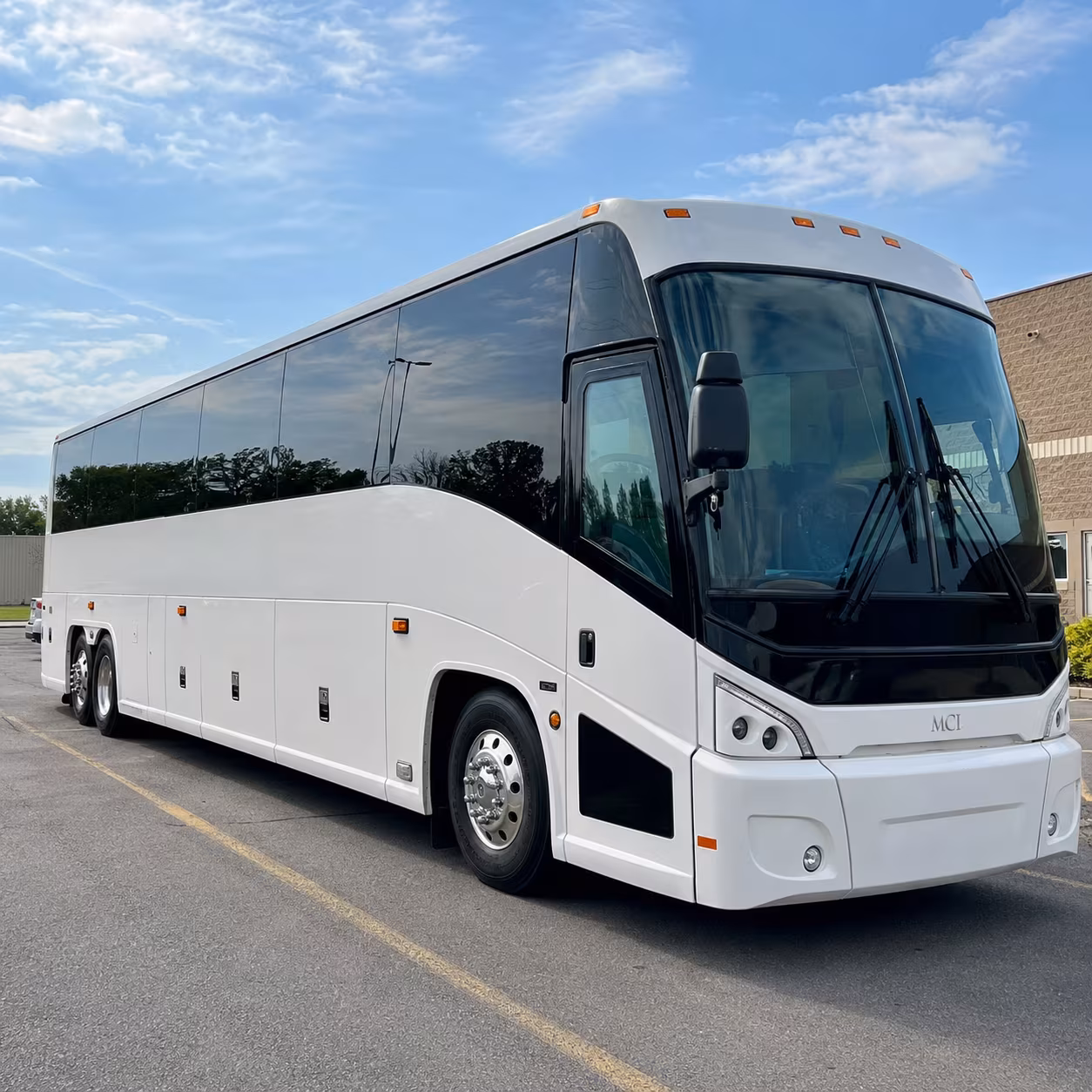Raleigh Corporate Transportation party bus exterior