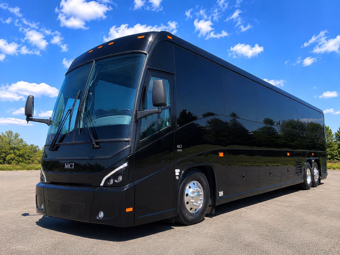 Raleigh Private Event Transportation party bus exterior