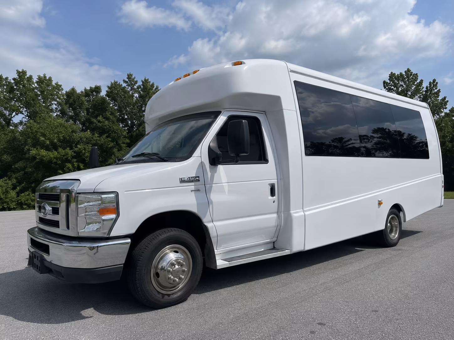 Raleigh Private Event Transportation party bus exterior
