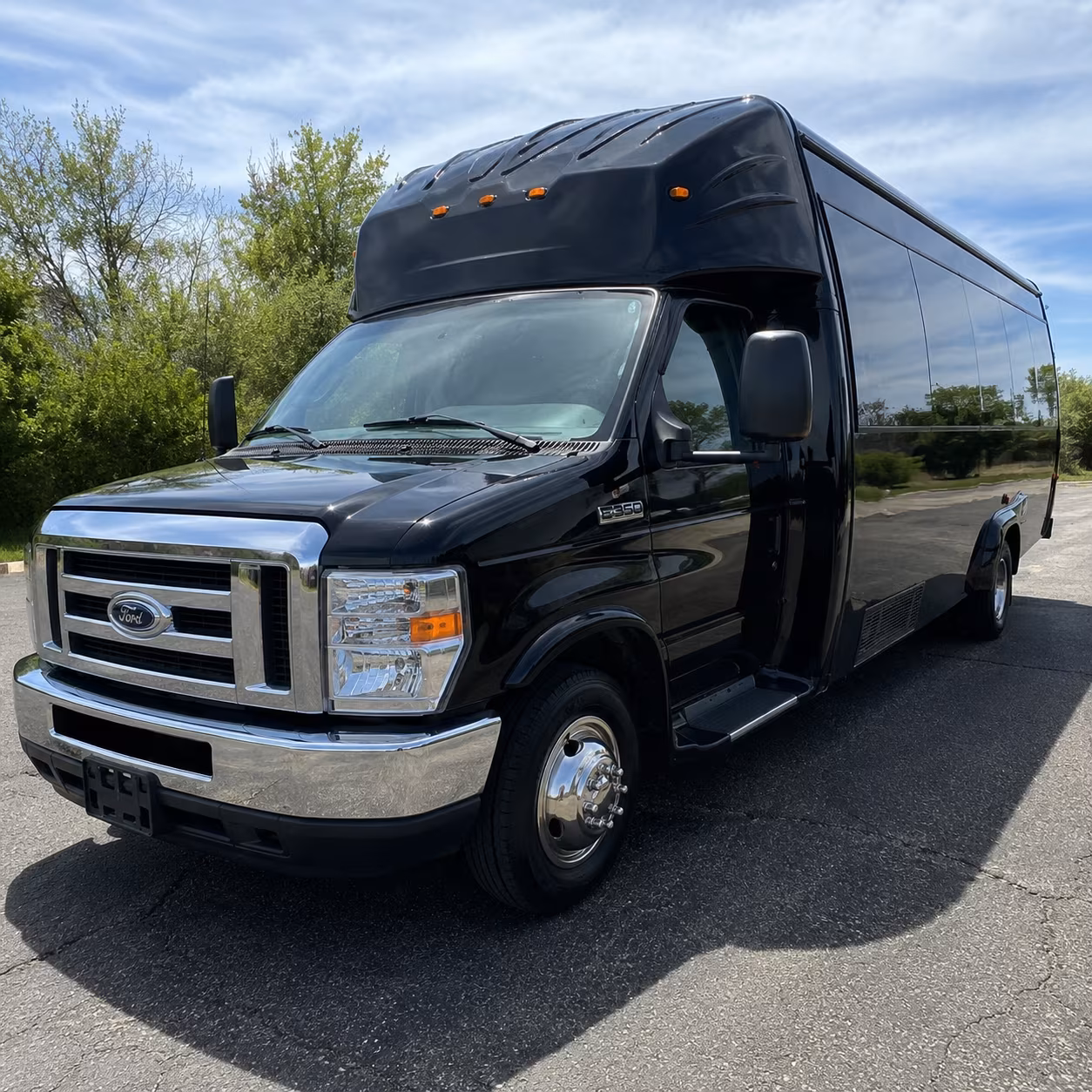 Raleigh Prom & Homecoming Transportation party bus exterior