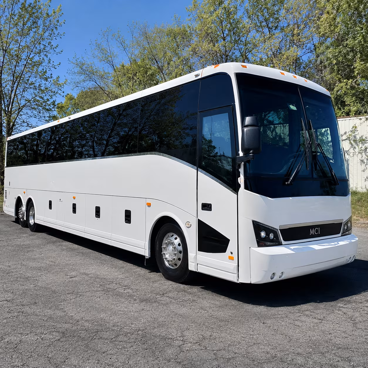 Raleigh School Event Transportation party bus exterior