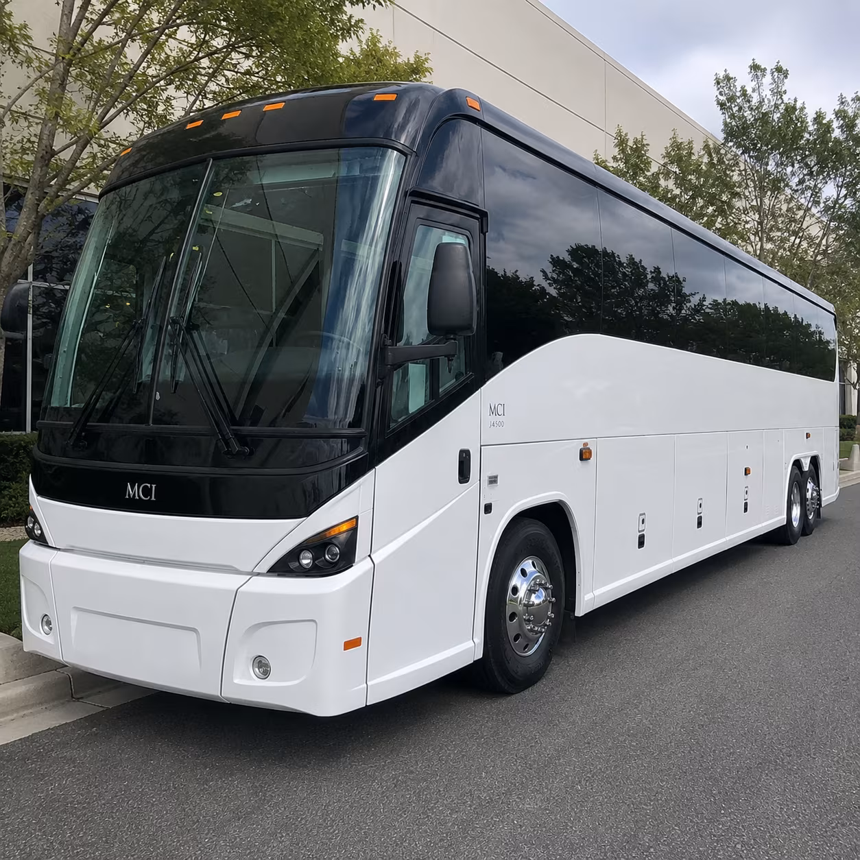 Raleigh School Event Transportation party bus exterior