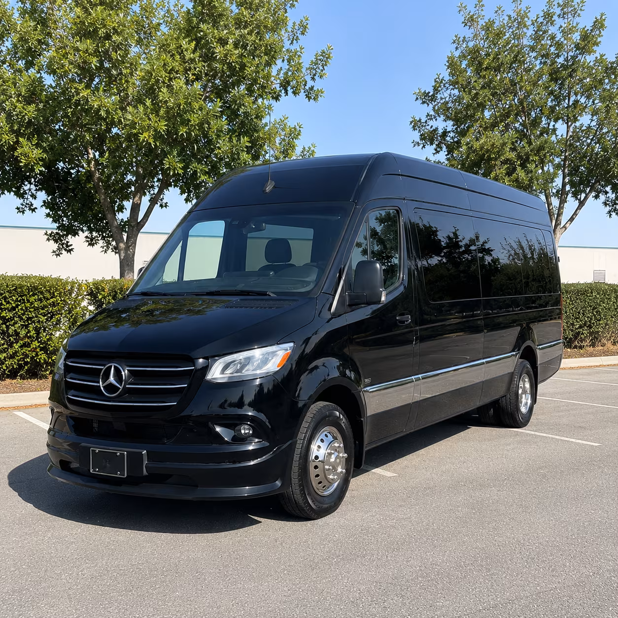 Raleigh Sporting Event Transportation party bus exterior