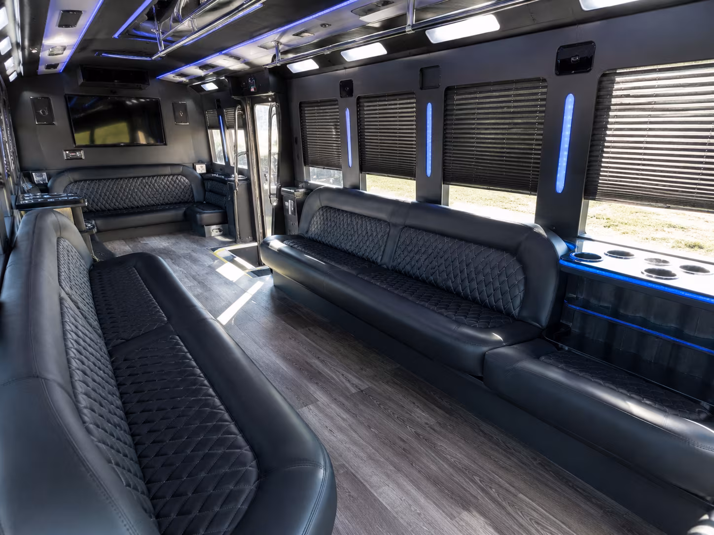 Raleigh Sporting Event Transportation onboard seating