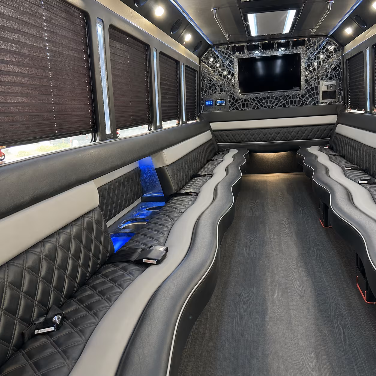 Raleigh Winery Tour & Pub Crawl Transportation party bus exterior