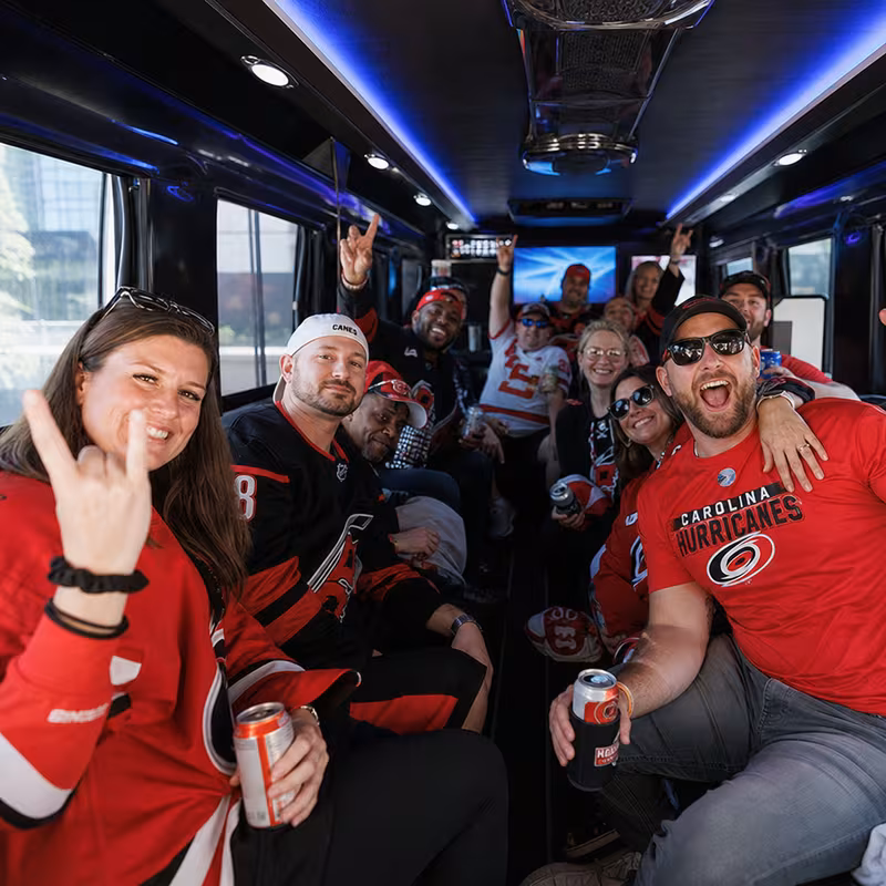 Raleigh Sporting Event Transportation fleet vehicle