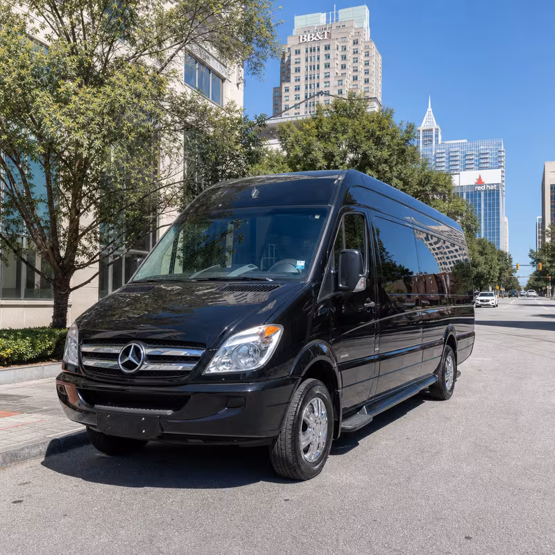 14 Passenger Sprinter Limo Exterior