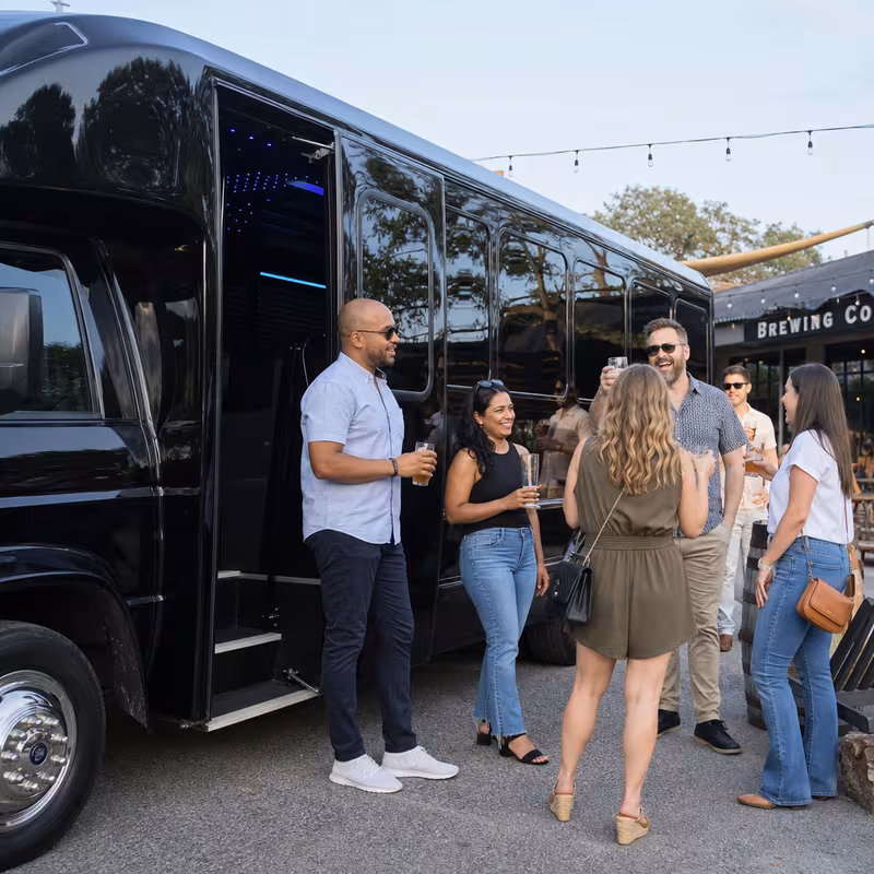 Raleigh Winery & Brewery Tour Transportation fleet vehicle