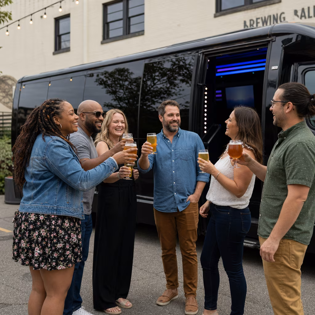 Raleigh Winery Tour & Pub Crawl Transportation